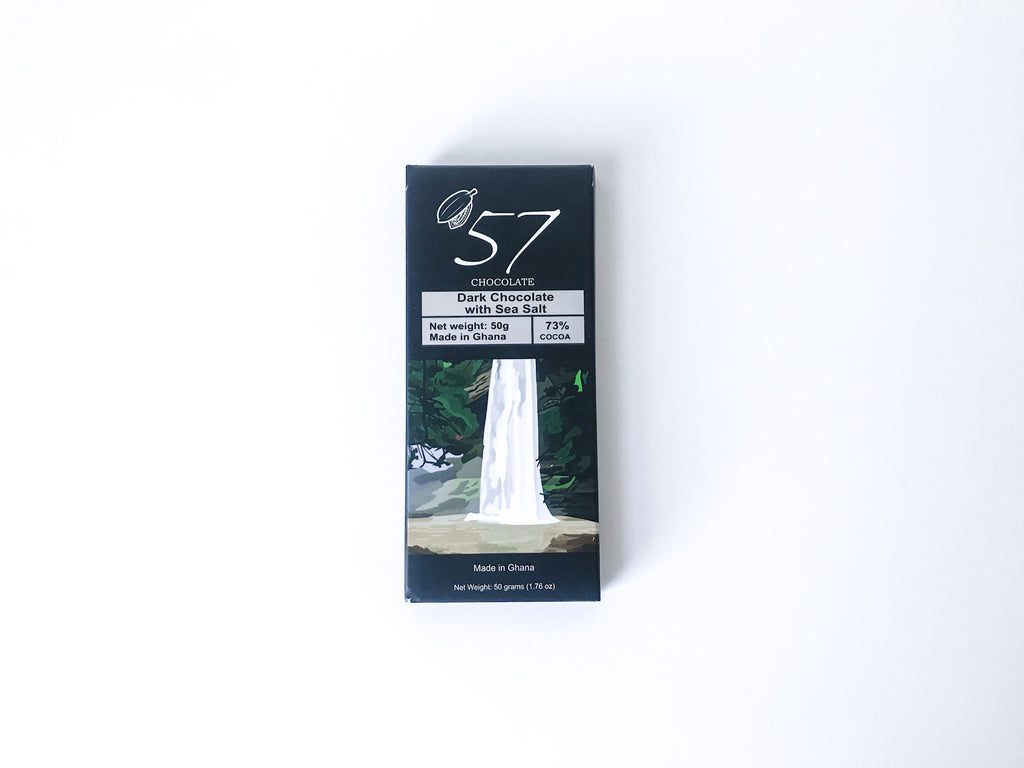 Dark Chocolate Bar with Sea Salt