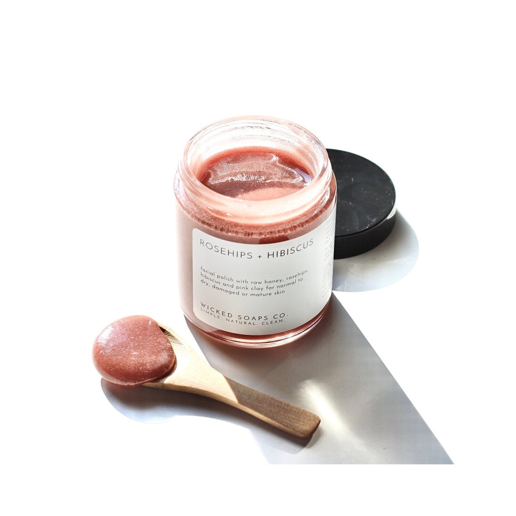 Rosehips + Hibiscus Face Polish