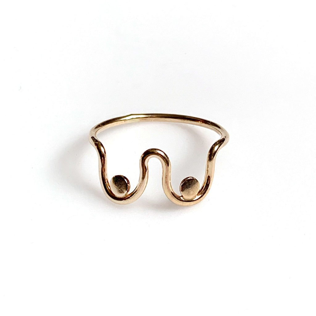 Gold Boob Ring